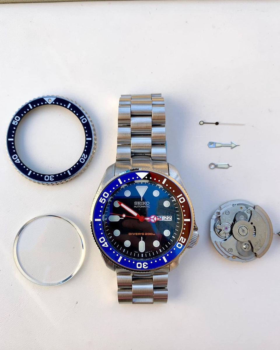 Ceramic pepsi hot sale bezel skx