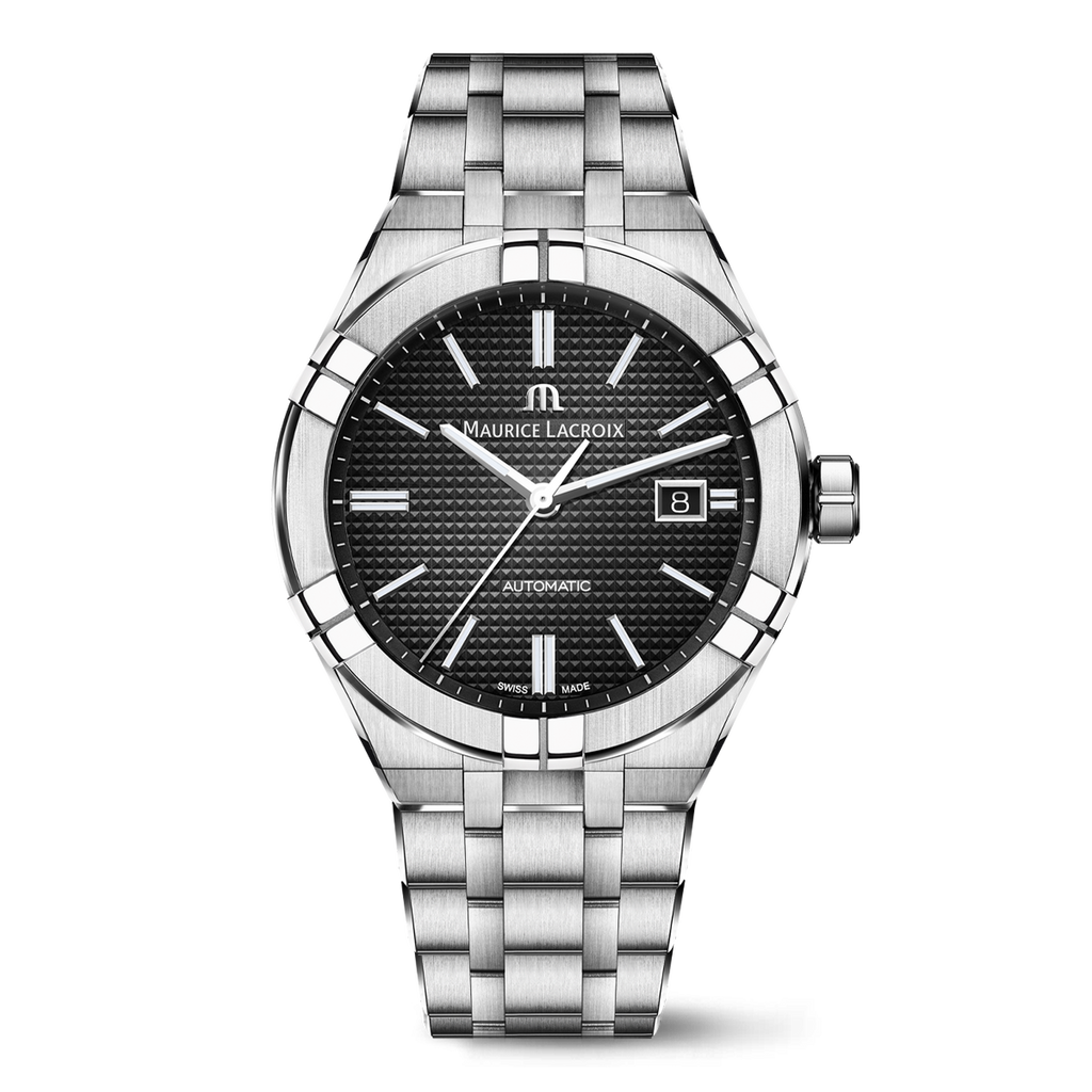 AIKON AUTOMATIC DATE 42MM BLACK DIAL