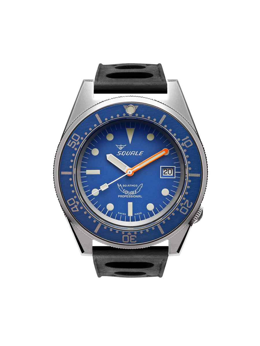 Squale 1521 blue outlet blasted