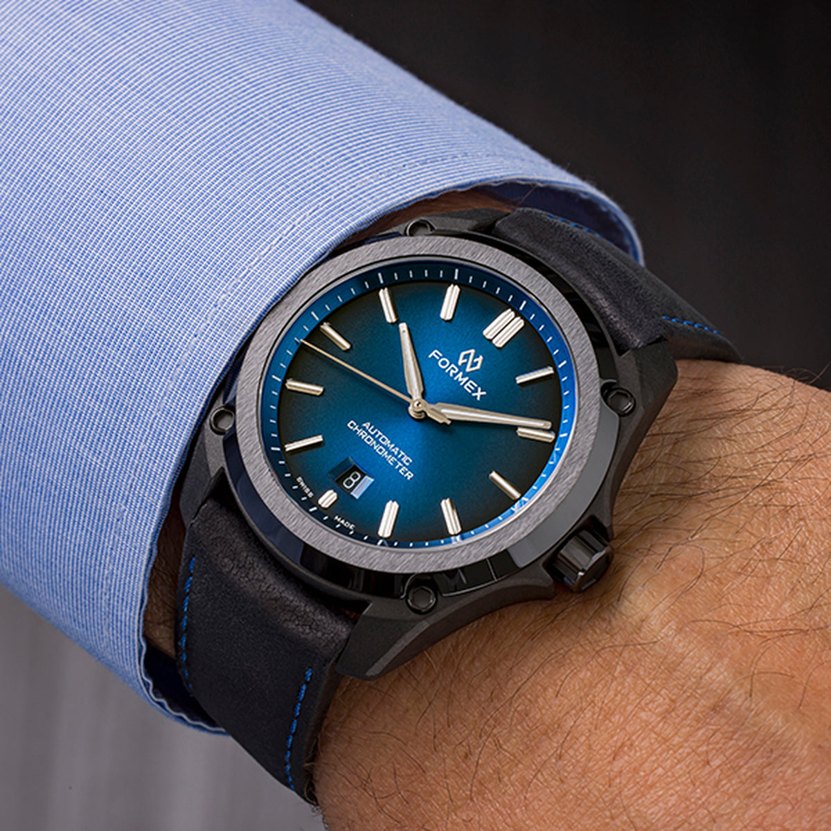 Formex Essence Leggera Fortythree Electric Blue Russell Jewellers
