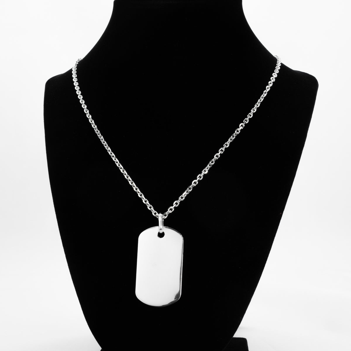 silver 950【1枚組】dog tag handmade SILVER 950 DOG TAG GLASSES HOLDER – THE SHOP YOHJI YAMAMOTO