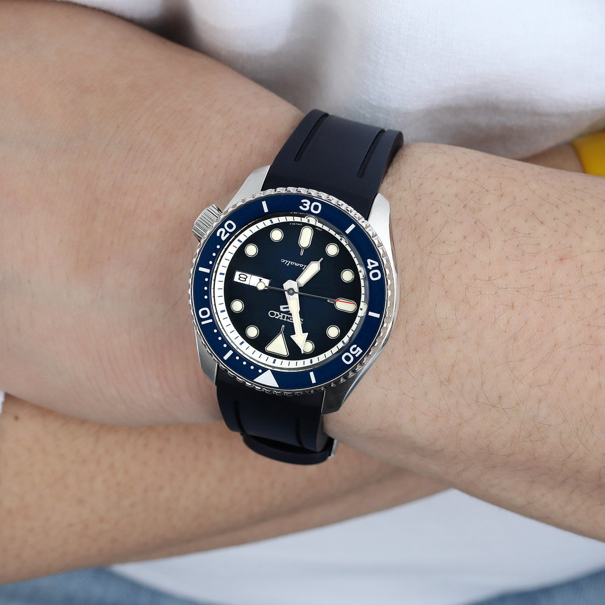 Seiko 5 rubber band store