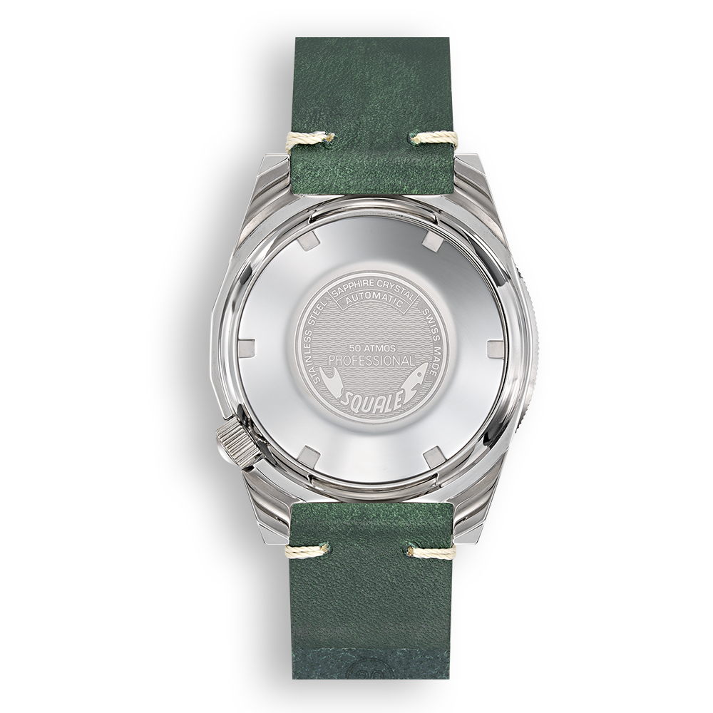 Squale 1521 Green Leather