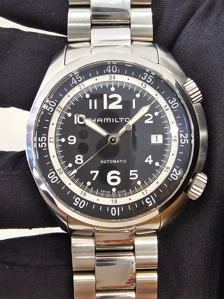 Pre-Owned Hamilton Khaki Aviation Pilot Pioneer Auto H76455133