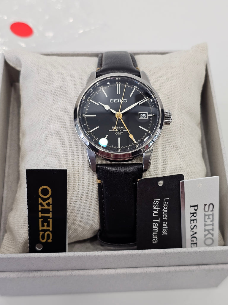 Pre-owned Seiko Presage Craftmanship Series Urushi Lacquer Dial Model SPB447