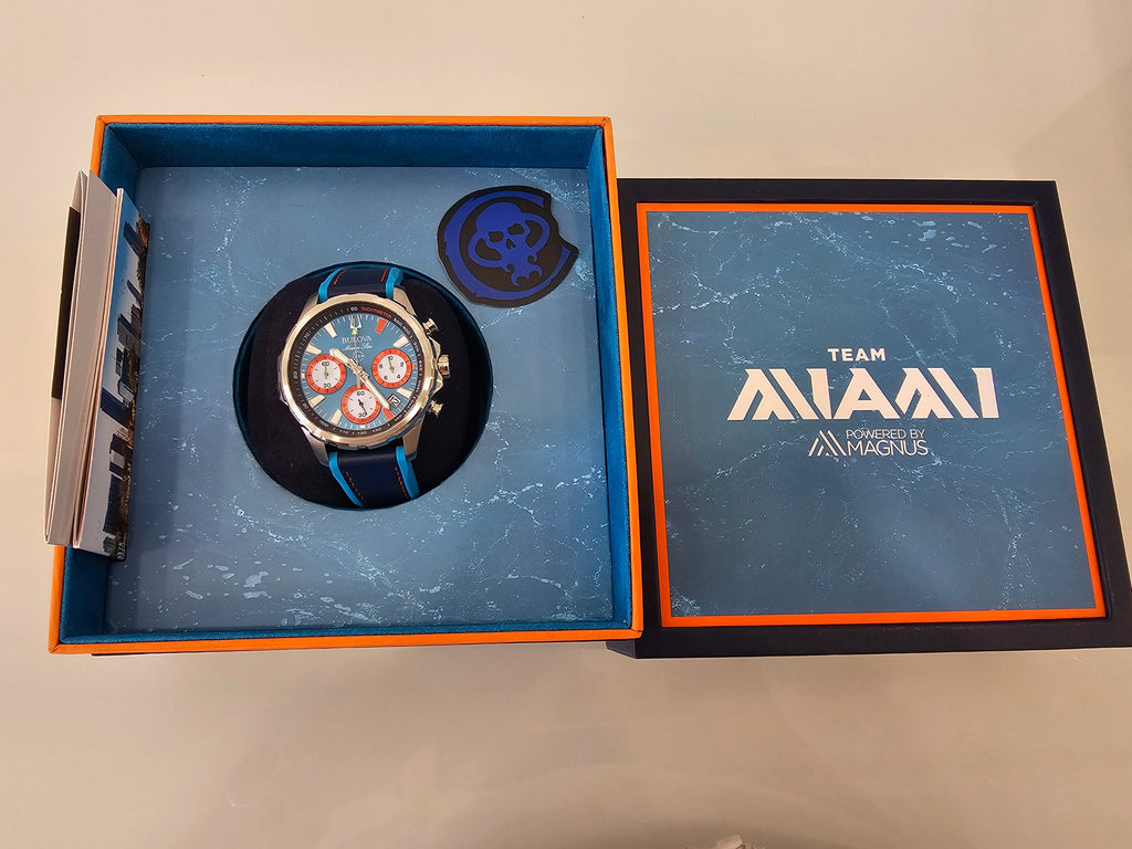 Pre-owned Bulova Marine Star E1 Team Miami