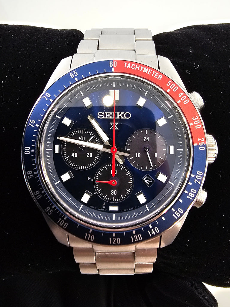 Pre-owned Seiko Prospex Solar Speedtimer SSC913P1
