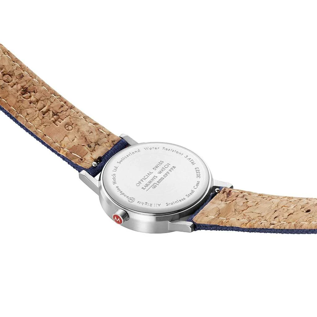 Mondaine Classic Deep Ocean Blue Textile 30mm