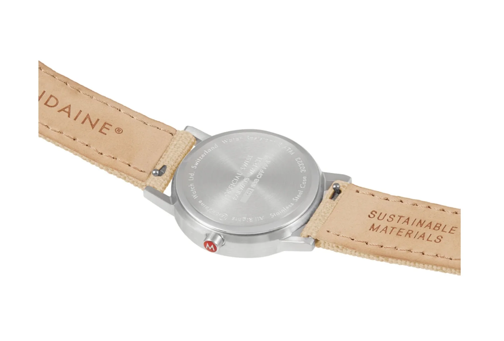 Mondaine Classic Beige Textile 30mm