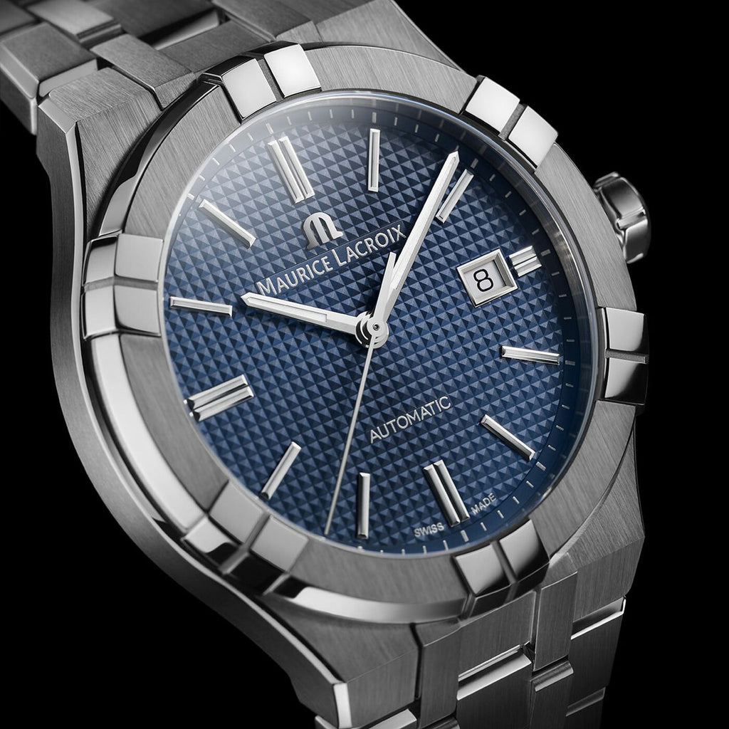 AIKON AUTOMATIC DATE 42MM BLUE DIAL
