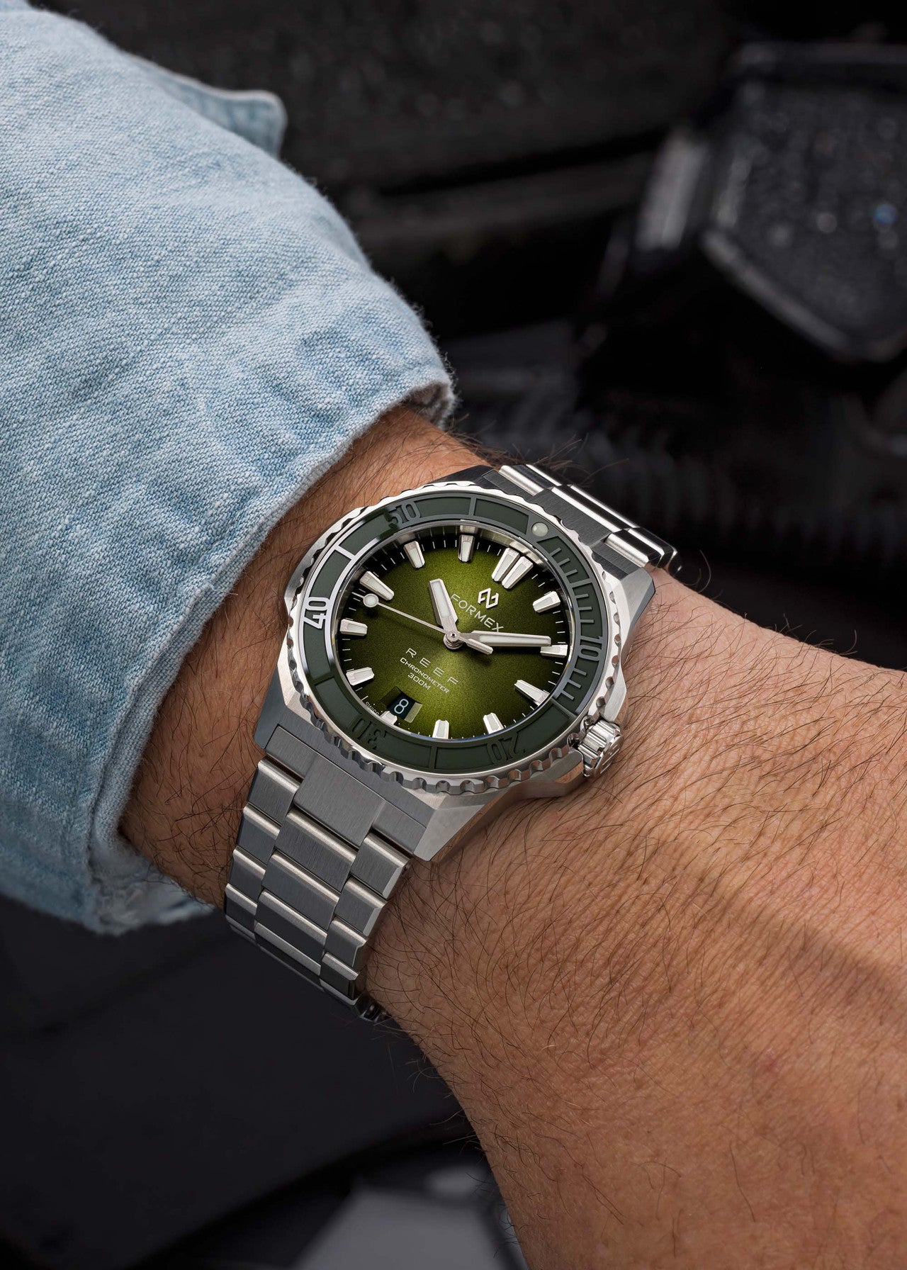 Formex Reef Green 39.5mm – Russell Jewellers
