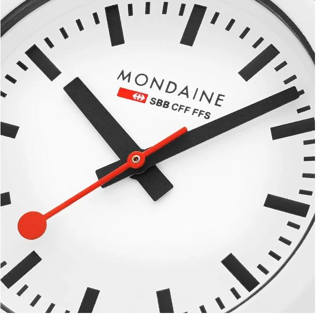 Mondaine Essence Black and White Sustainable Watch 32mm