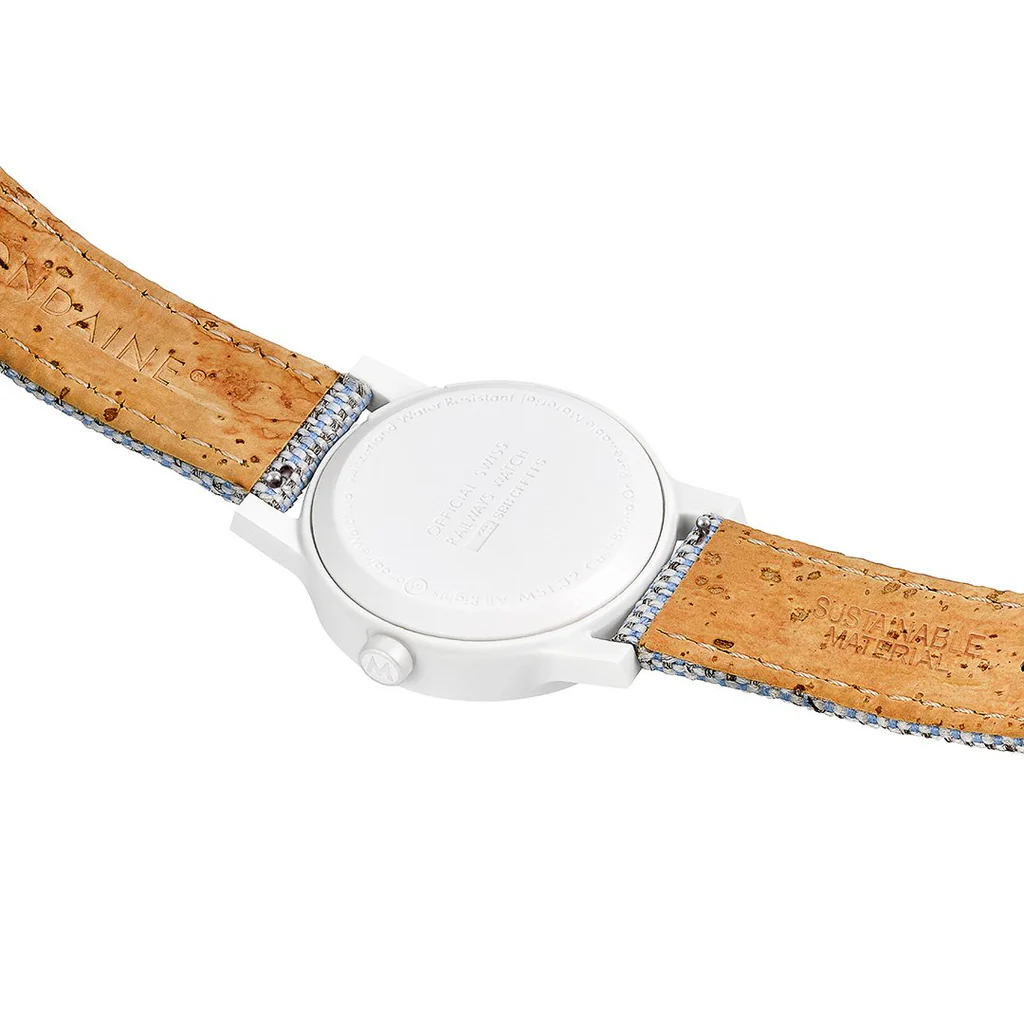 Mondaine Essence Black and White Sustainable Watch 32mm