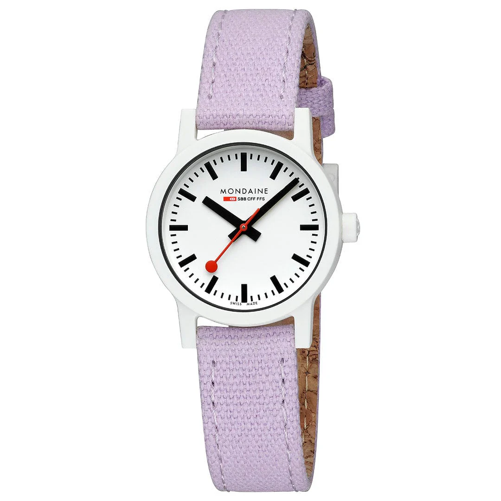 Mondaine Essence White Lavender Sustainable Watch 32mm