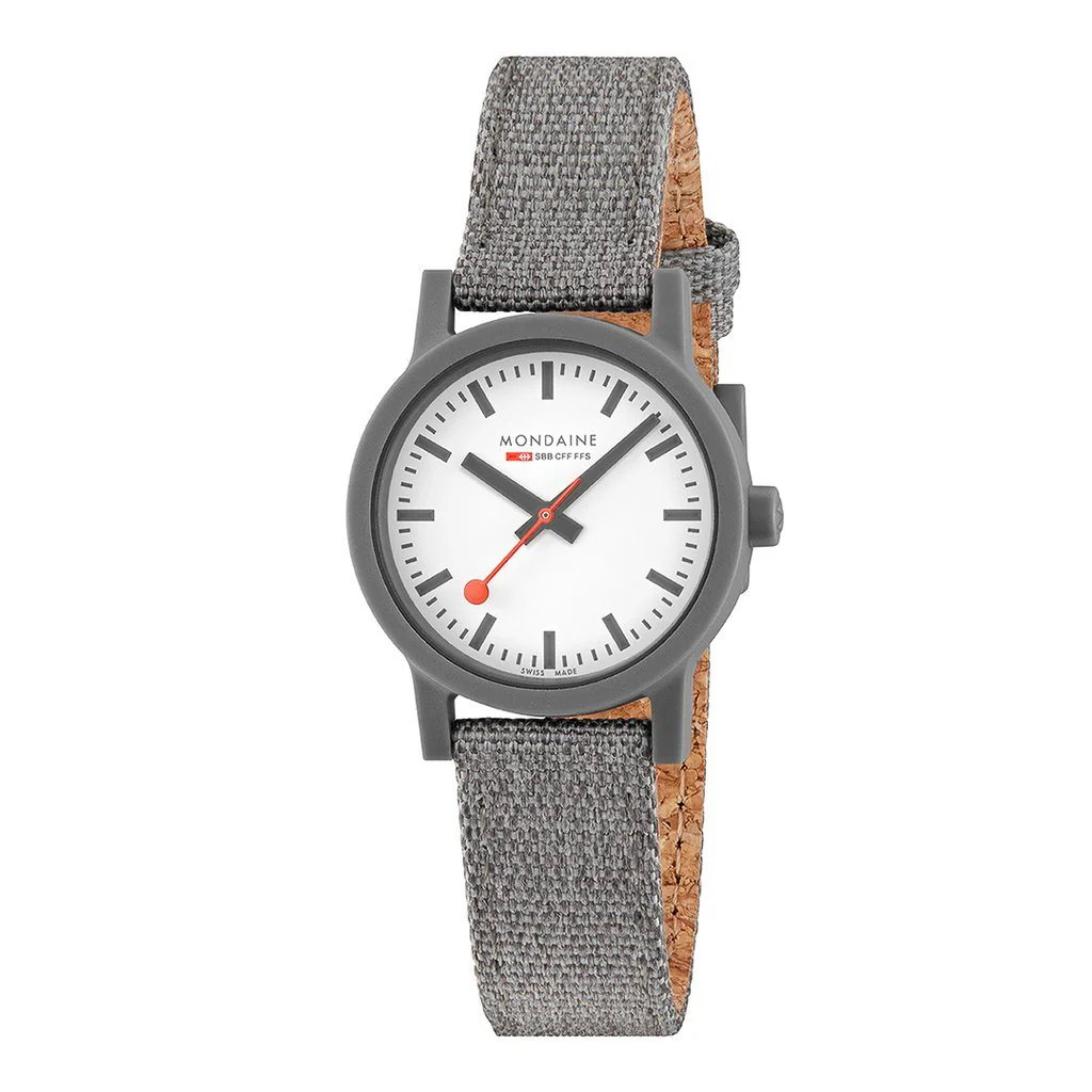 Mondaine Essence Petite Grey Sustainable Watch 32mm