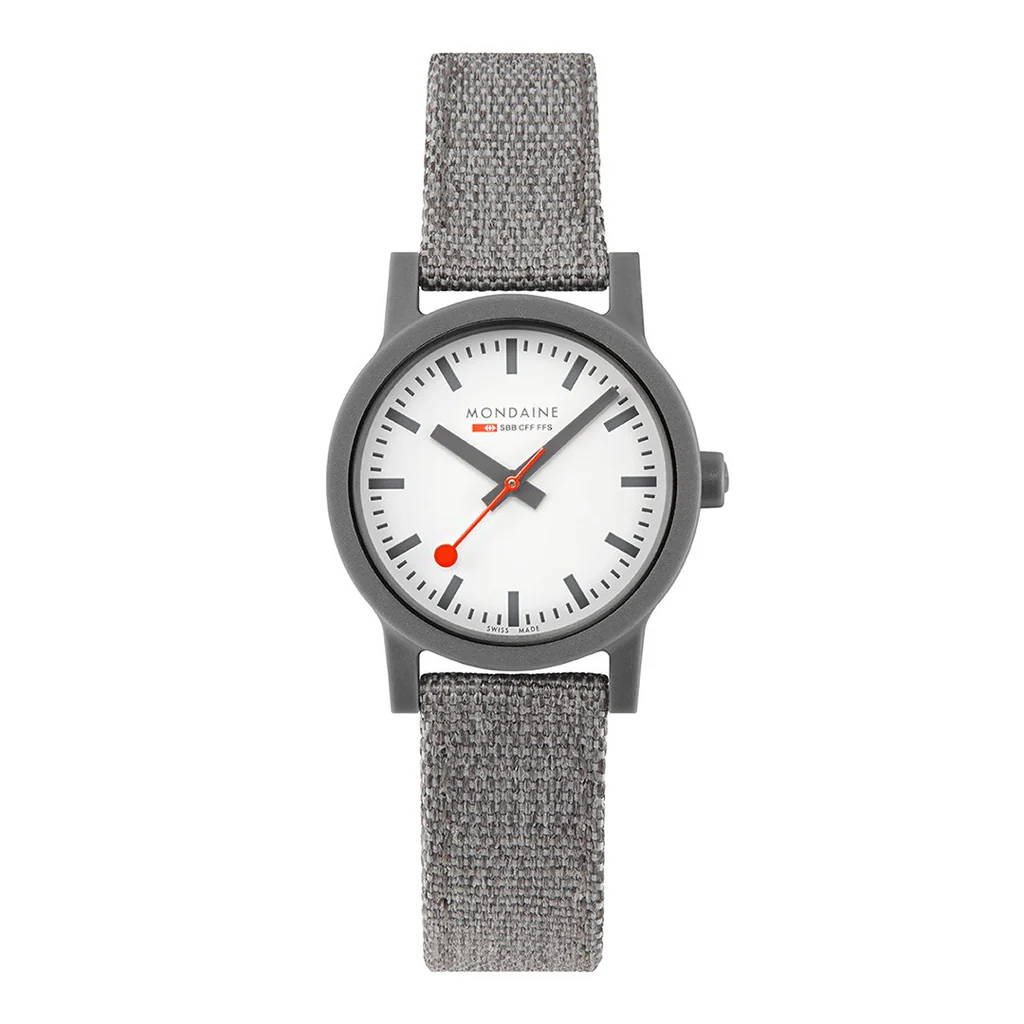 Mondaine Essence Petite Grey Sustainable Watch 32mm