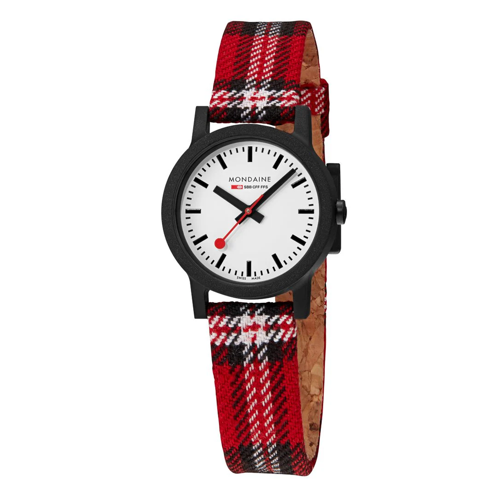 Mondaine Essence Dark Red Sustainable Watch 32mm
