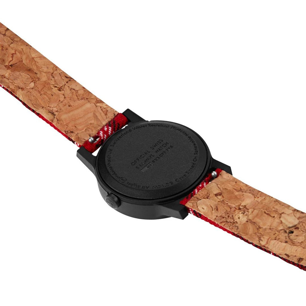 Mondaine Essence Dark Red Sustainable Watch 32mm