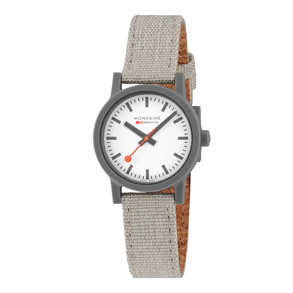 Mondaine Essence Light Grey Sustainable Watch 32mm