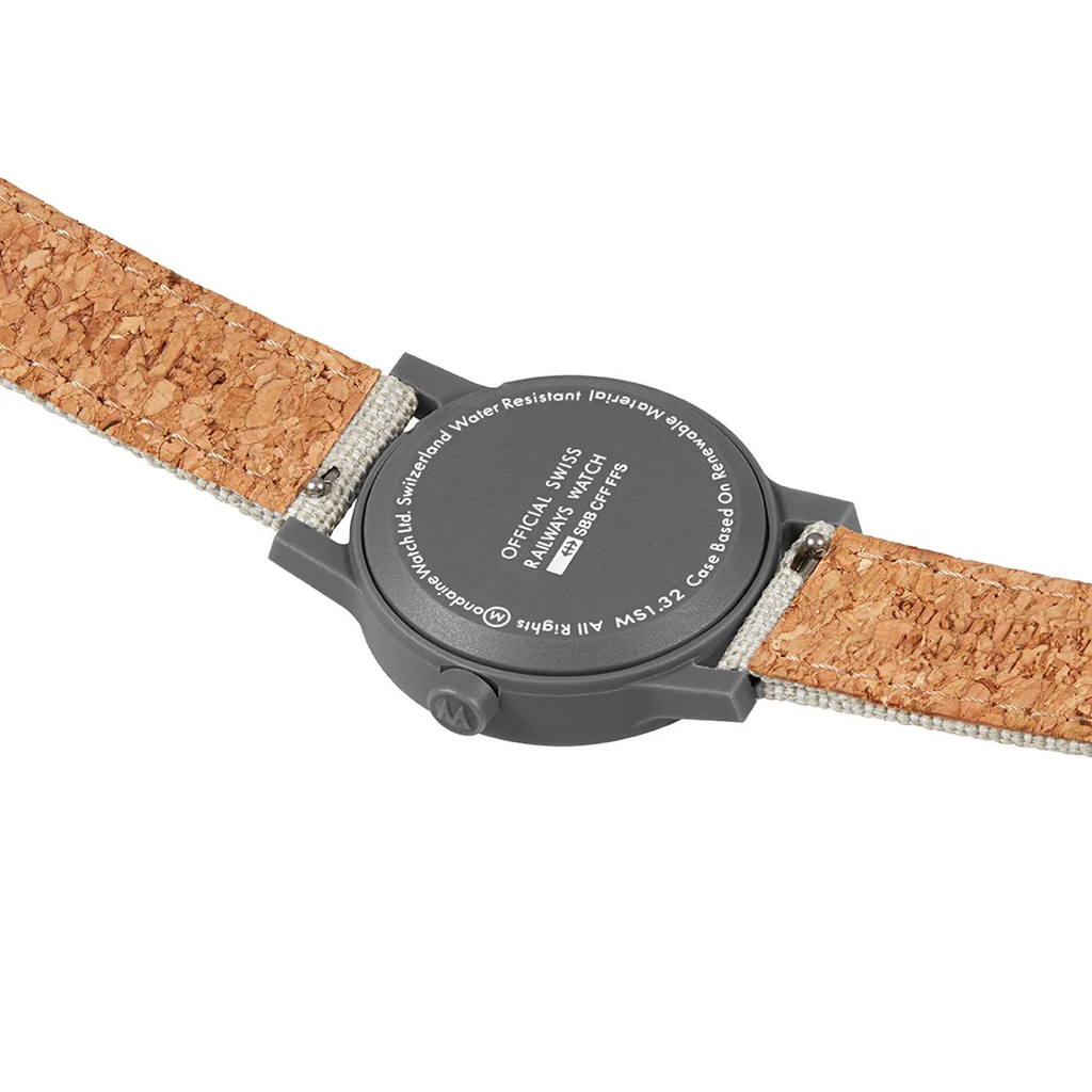 Mondaine Essence Light Grey Sustainable Watch 32mm