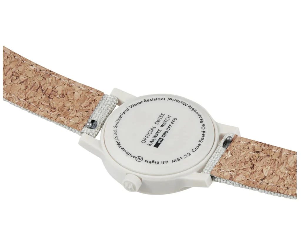 Mondaine Essence Grey Case Sustainable Watch 32mm