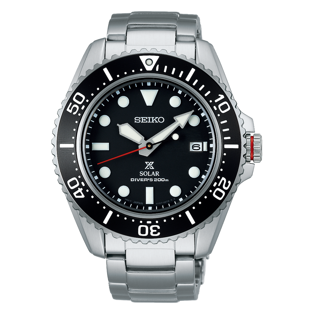 Seiko Prospex Solar Dive Watch Black SNE589P1