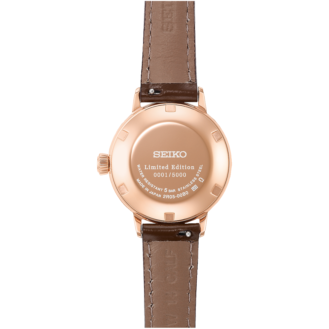 Seiko presage sales rose gold