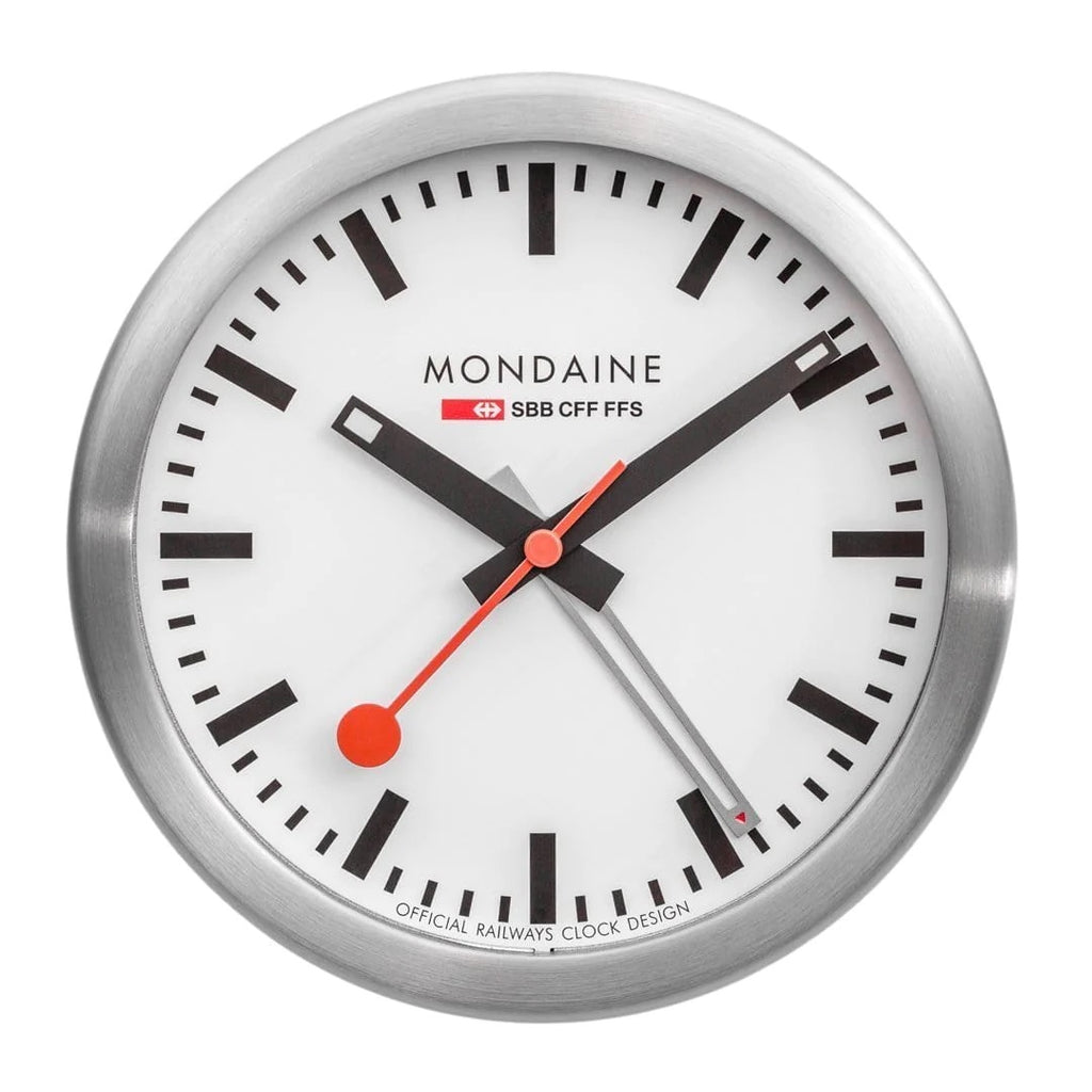 Mondaine Table and Alarm Clock 125mm