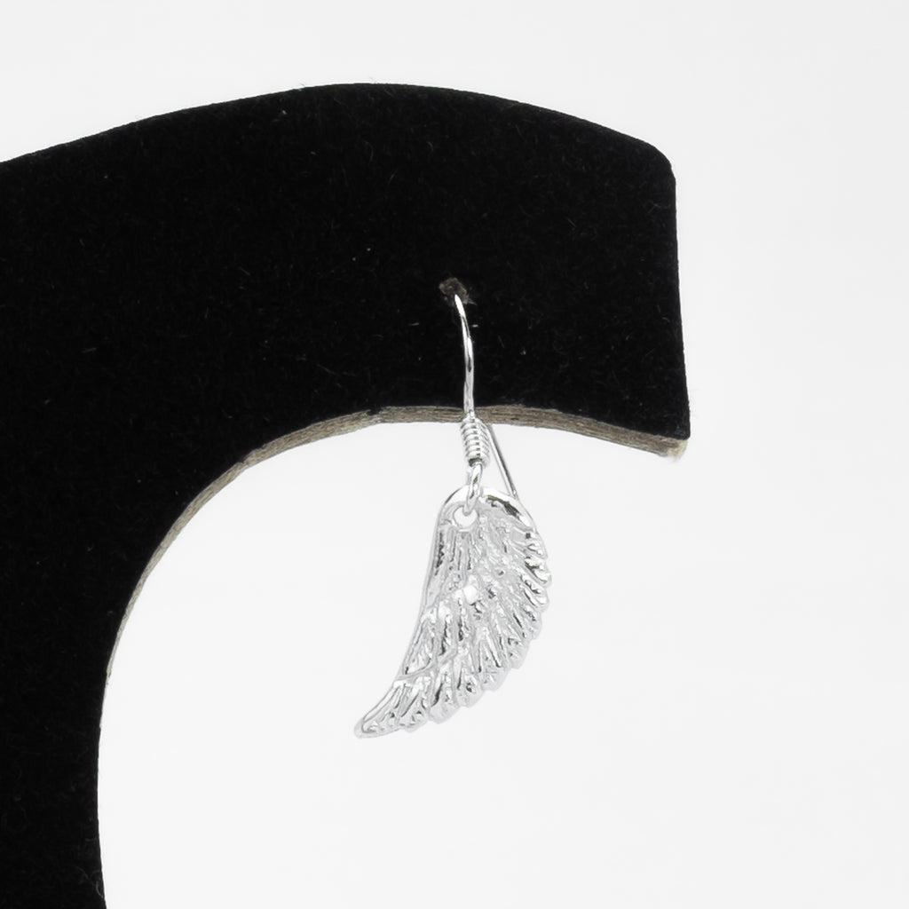 925 Sterling Silver Wings Earrings