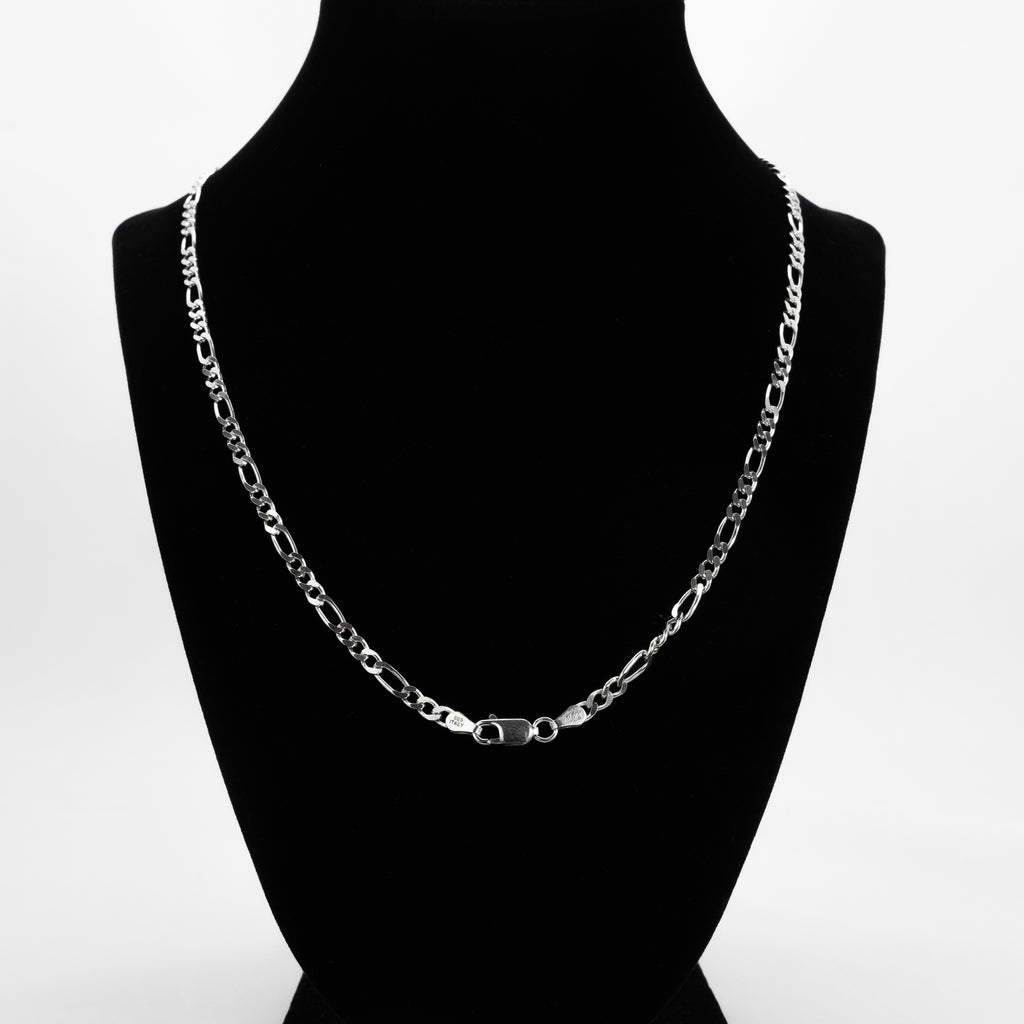 925 Sterling Silver Figaro Chain