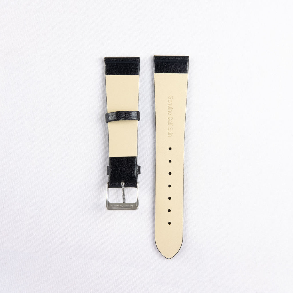 Smooth Polished Calf Leather Strap