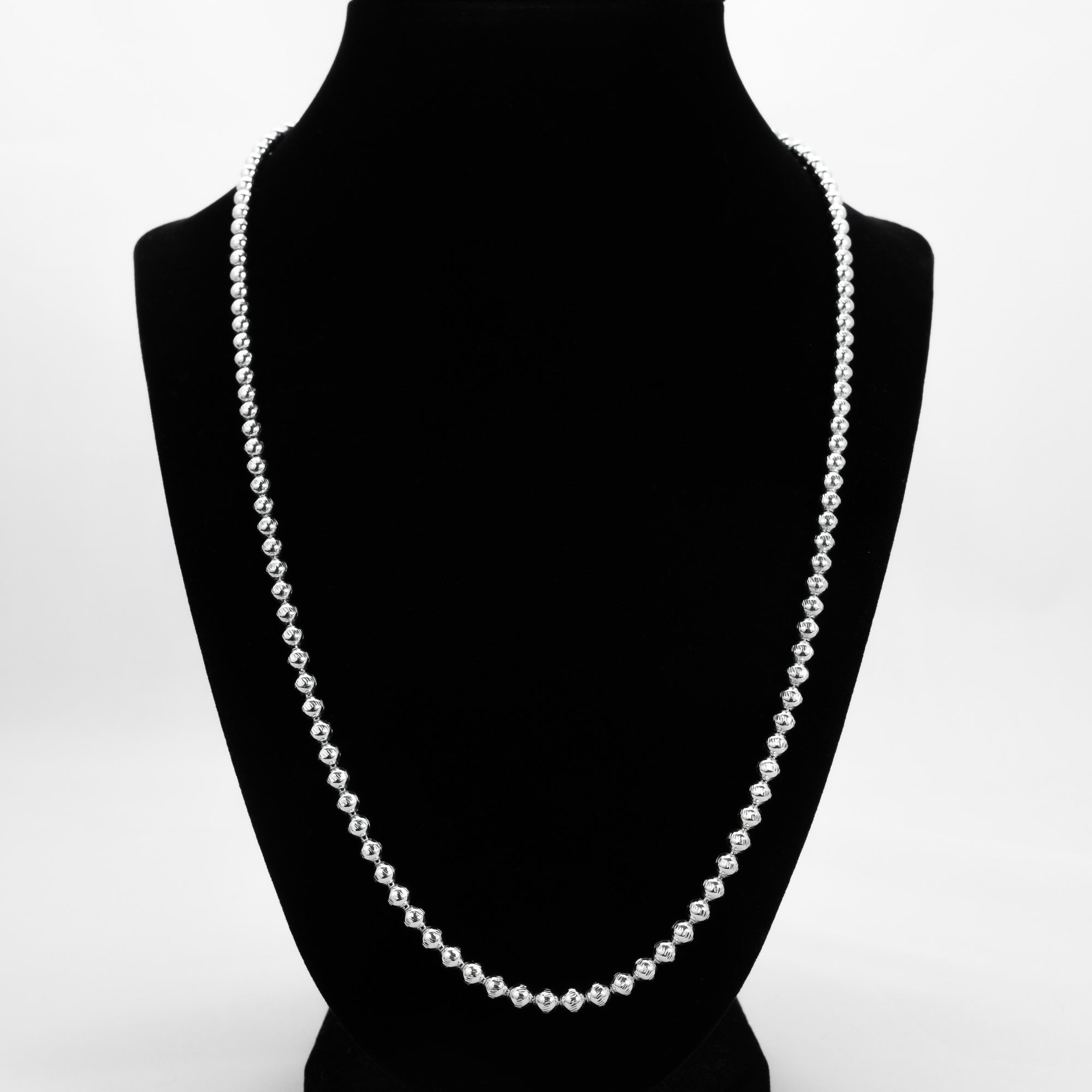 アクセサリー BWL Round Chain Necklace 21inch 53cm 925 Sterling Silver Moon Ball Chain – Russell Jewellers
