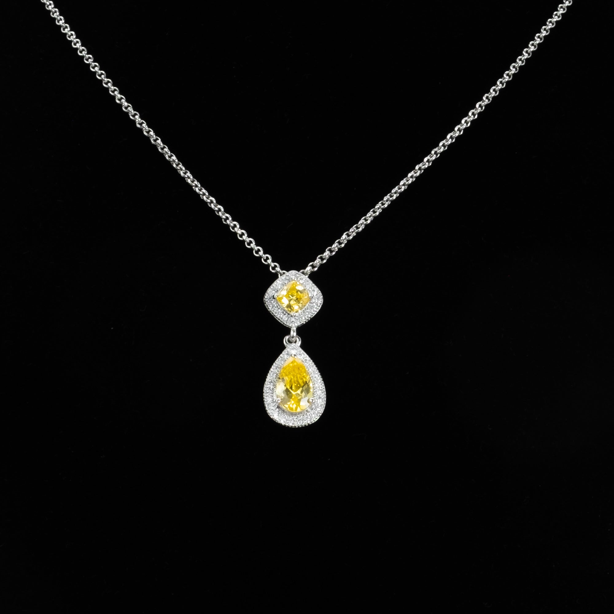 Canary yellow store necklace