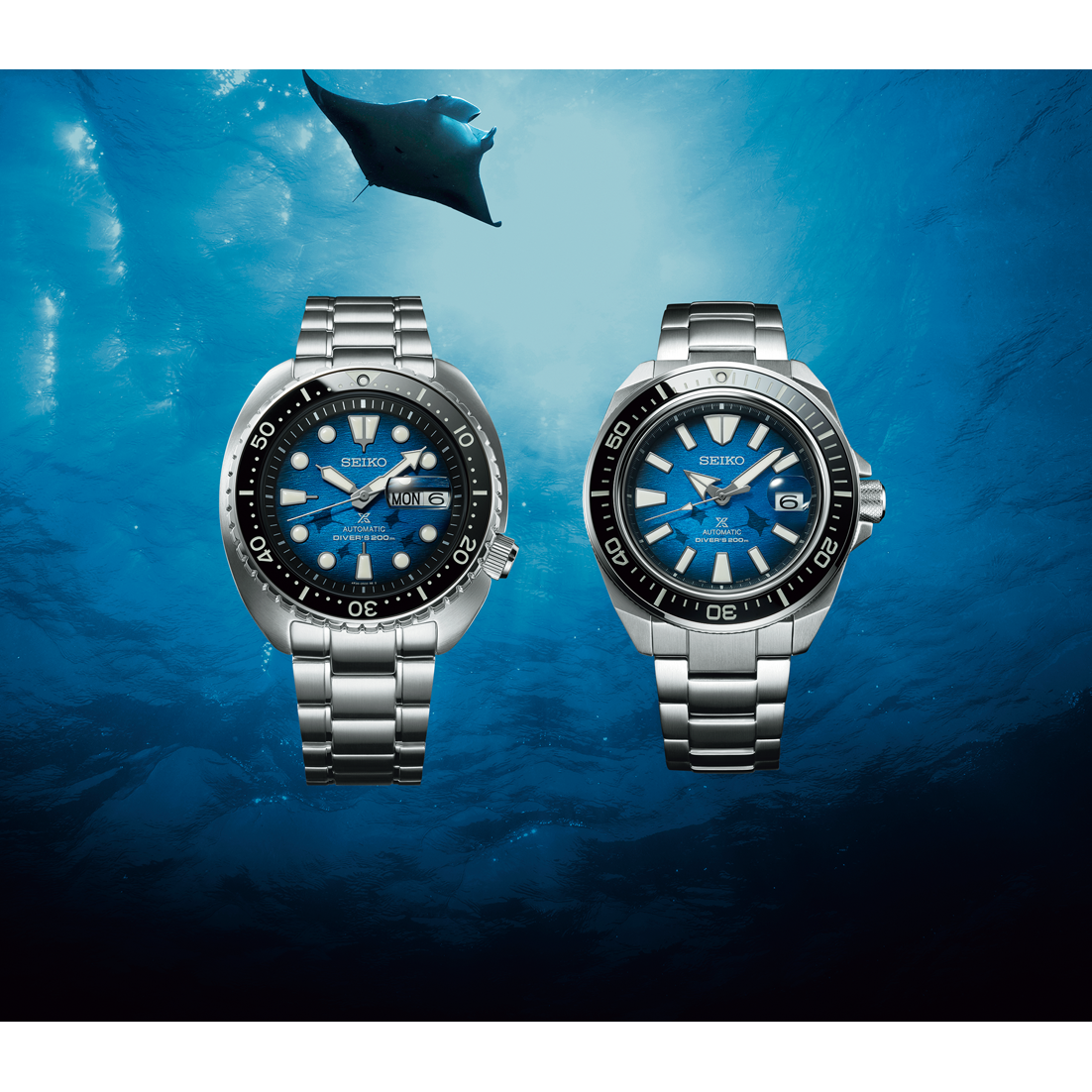 Seiko prospex save the ocean manta ray sale