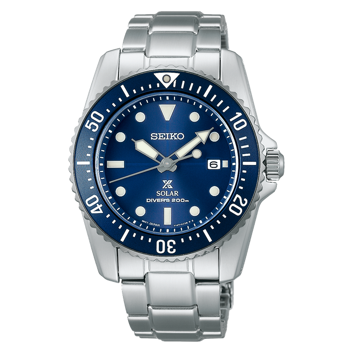 Seiko Prospex Solar Dive Watch Blue SNE585P1
