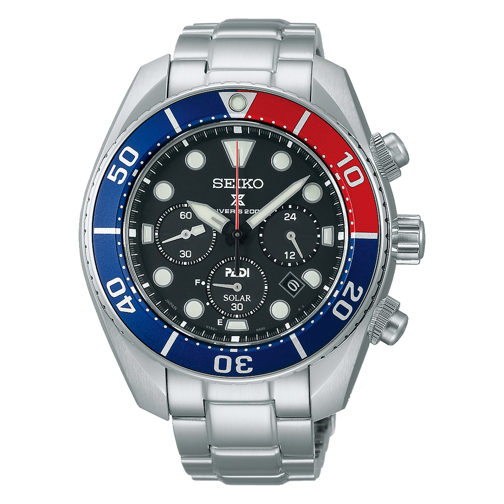 Seiko prospex solar diver chronograph sales