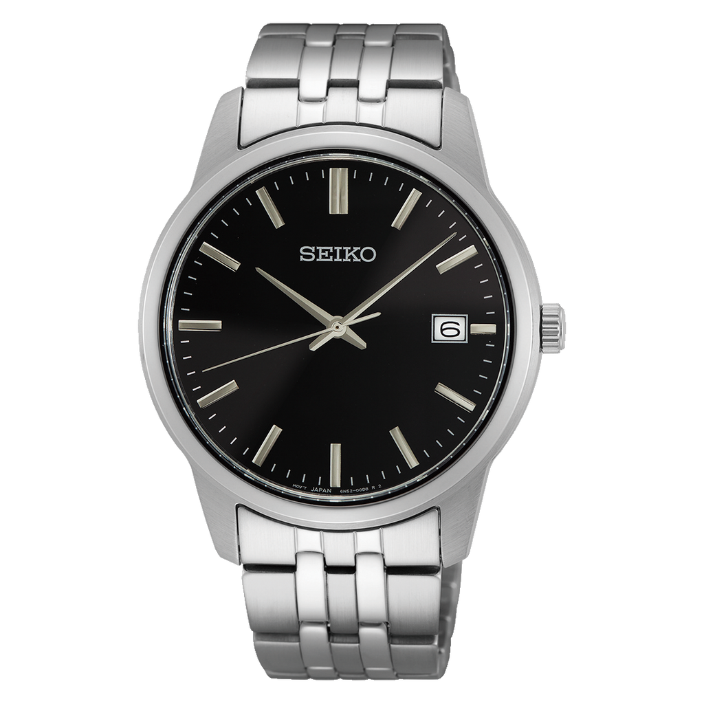Seiko Quartz Watch Black SUR401P1