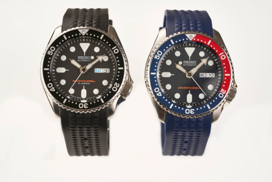 Seiko skx007 waffle strap best sale