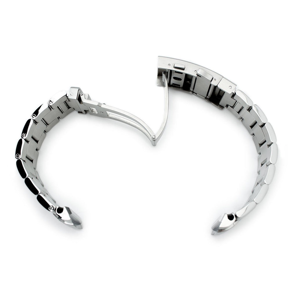 Super-O Boyer 316L Steel Bracelet Ratchet Buckle for Seiko Turtles