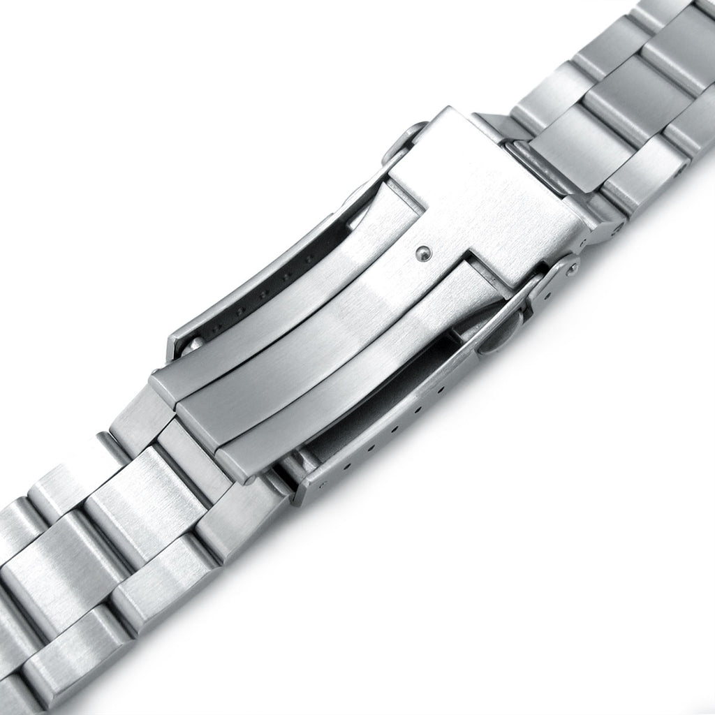 Super-O Boyer Polished watch band for Seiko Alpinist