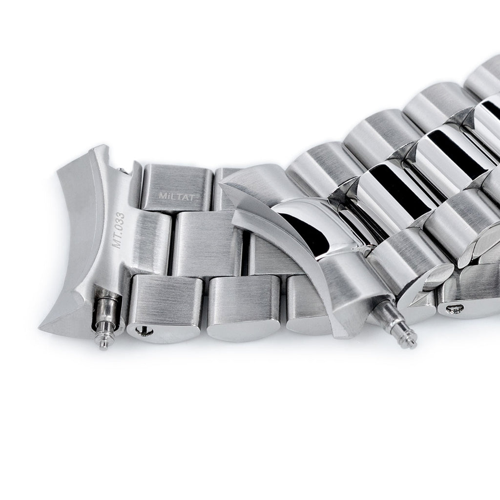Polished Endmill Watch Band for Seiko SRPD 5KX