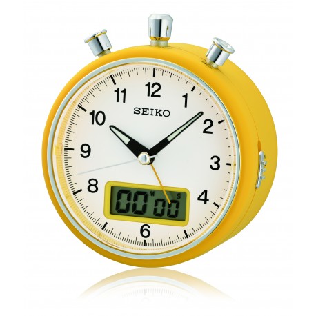 Seiko Alarm Clock Yellow