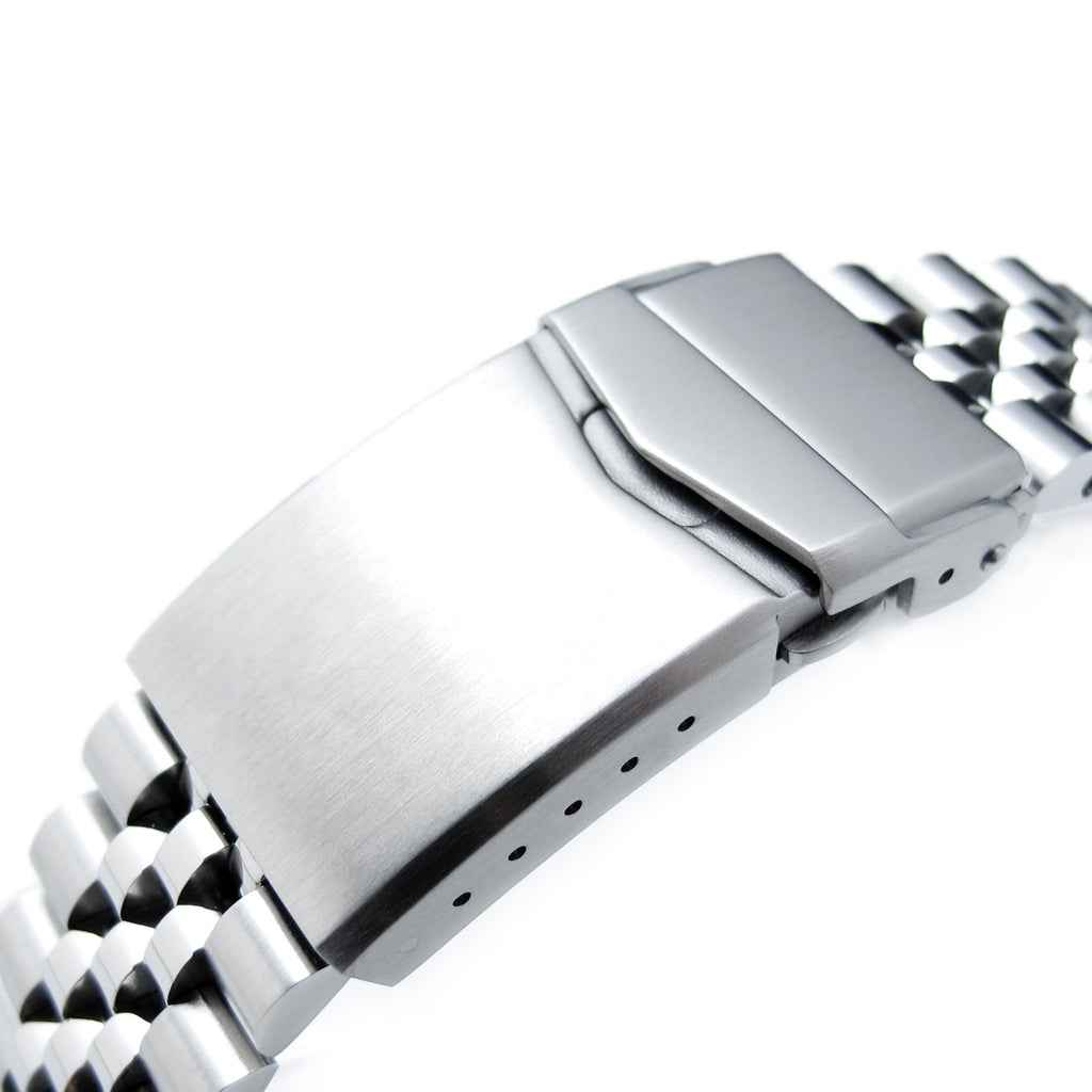 Super-J Louis Stainless Steel Watch Band for New Seiko 5 SRPE