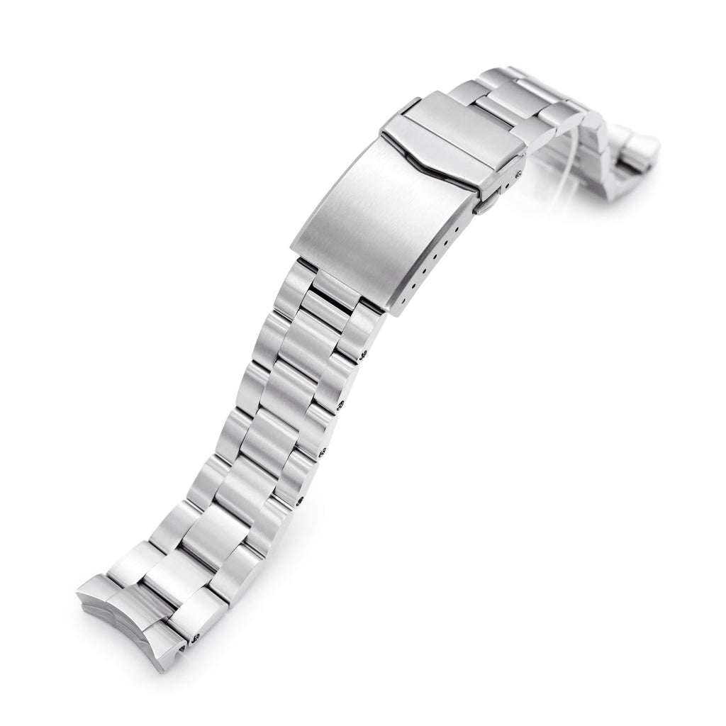 Super-O Boyer Stainless Steel Watch Band for New Seiko 5 SRPE