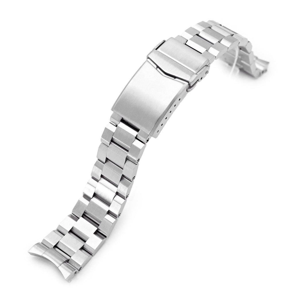Hexad II Watch Band for Omega Seamaster, Brushed V-Clasp