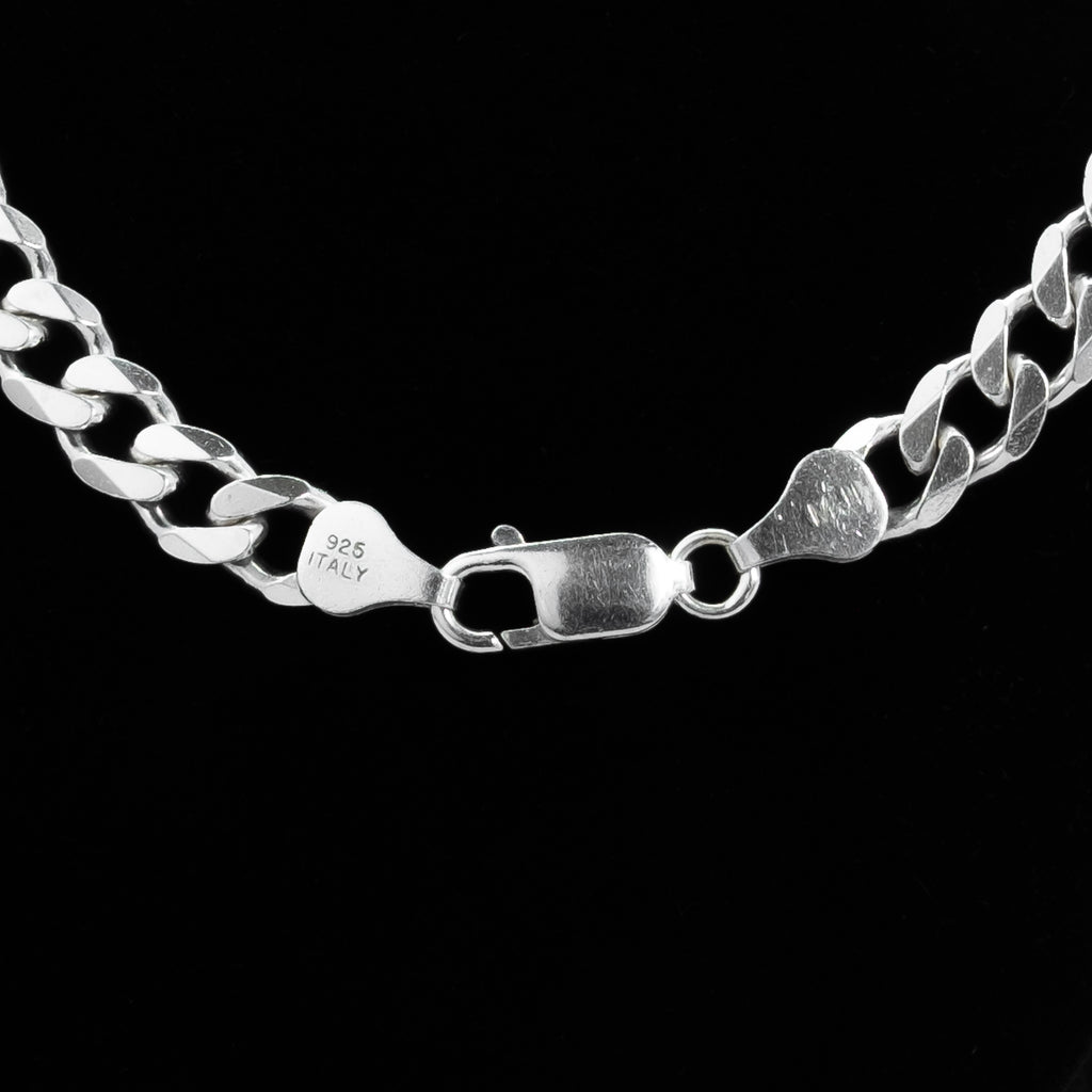 5mm 925 Sterling Silver Cuban Link Chain
